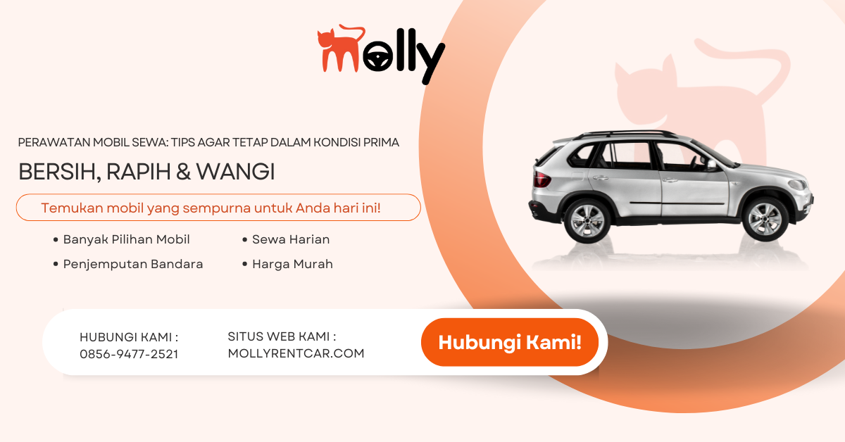 Perawatan Mobil Sewa Tips Agar Tetap dalam Kondisi Prima